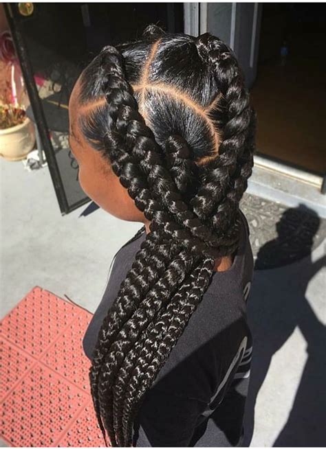 big braids styles pictures